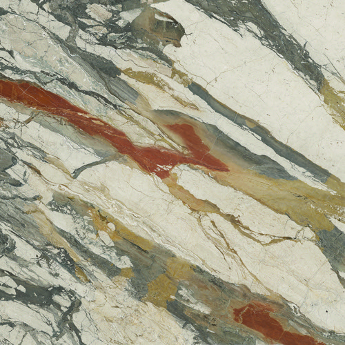 Art Glass - Breccia Rossa di Sicilia