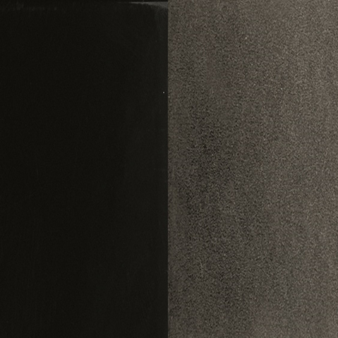 Metallo Laccato - Bicolor (nero profondo-argento naturale)